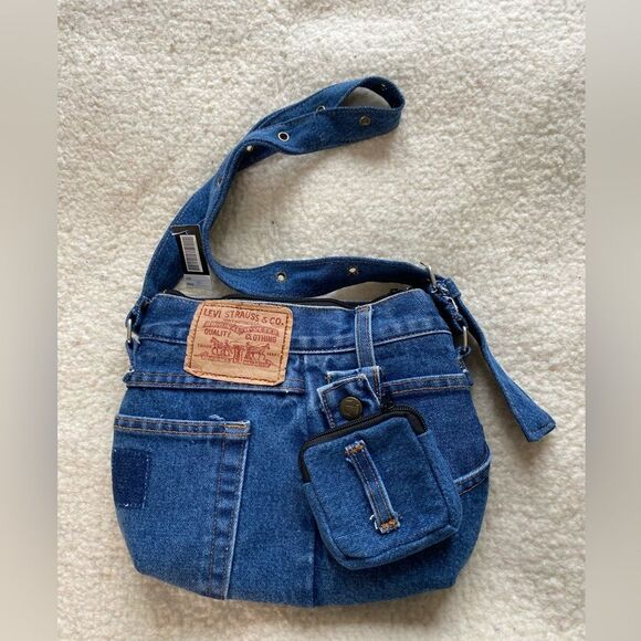 Levi’s Denim Inspired Handbag & Coin Purse - Picture 1 of 15